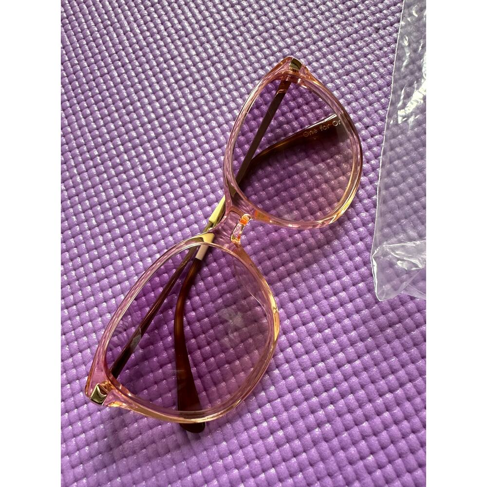 New TOMS Pink Rose Sunglasses UVA UVB Protection Unisex Shades One For One